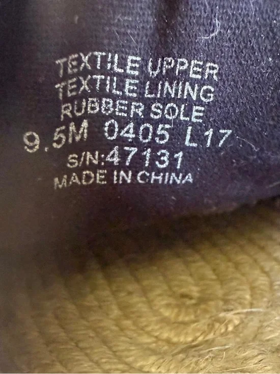 Tory Burch Women’s Catalina 3 Black Canvas Espadrille Slip-On size 9.5 - Picture 8 of 11